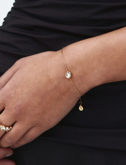 Edblad Ocean Gem Bracelet S Gold Gold ONE SIZE Edblad Ocean Gem Bracelet S Gold Gold ONE SIZE