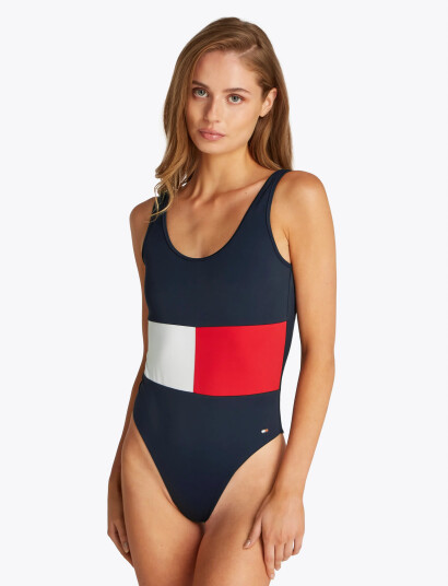 Tommy Hilfiger One Piece (Ext Sizes) - Navy - L