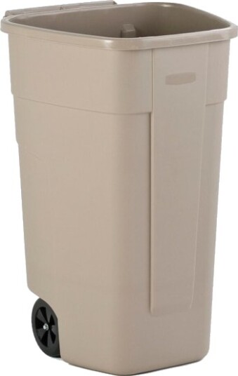 Affaldscontainer Rubbermaid Beige Plast 110 L Med 2 Hjul Uden Låg