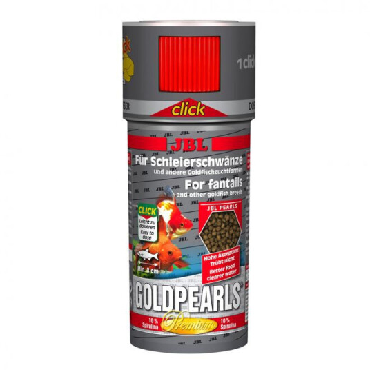 Jbl Goldpearls Click Fiskefôr 250 ml Jbl Goldpearls Click Fiskefôr 250 ml