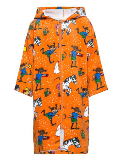 Pippi Langstrømpe Grannar Badrock - Orange - 86/92