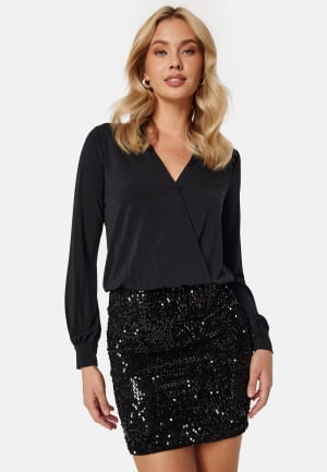 Bubbleroom Occasion Belle dress Black / Black 4XL