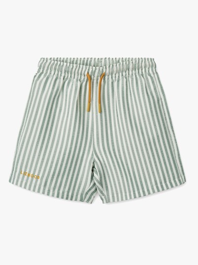 Liewood Duke Stripe Board Shorts Green 110