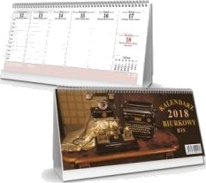 Bis Horizontal Desk Calendar 2018 (Sb2) Mix