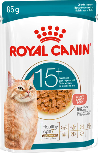 Royal Canin FHN Ageing 15+ Våtfôr for seniorkatter i saus 12 x 85 g