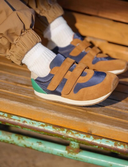 ANGULUS Shoes Flat With Velcro Brown 24
