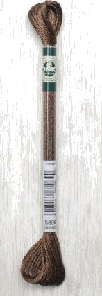 Dmc Dmc Mouliné Satin Floss Broderigarn 898 Brun