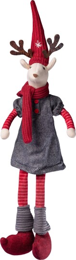 Enne Hille Julefigur Nisse - Grå