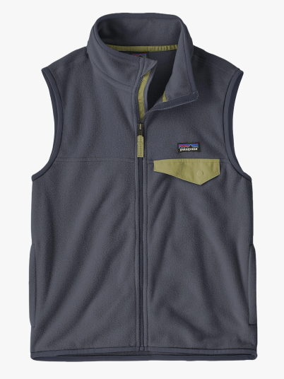 Patagonia Kids Micro D Snap T Vest Blå XS/5 6Y Patagonia Kids Micro D Snap T Vest Blå XS/5 6Y