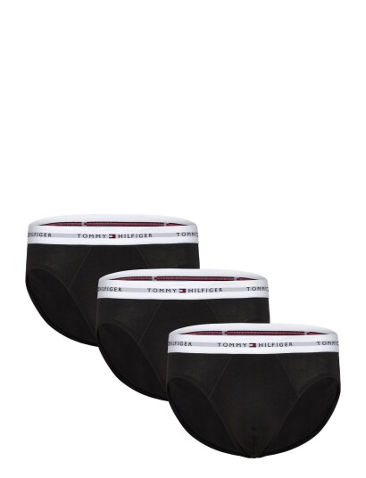 Tommy Hilfiger 3P Brief Wb Black M Tommy Hilfiger 3P Brief Wb Black M