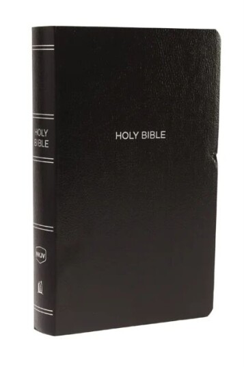 Nkjv, Gift And Award Bible, Leather-Look, Black, Red Letter, Comfort Print Av Thomas Nelson