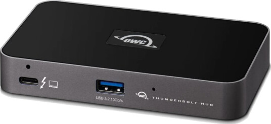 OWC Thunderbolt Hub USB-hub - 4 porter - Svart OWC Thunderbolt Hub USB-hub - 4 porter - Svart