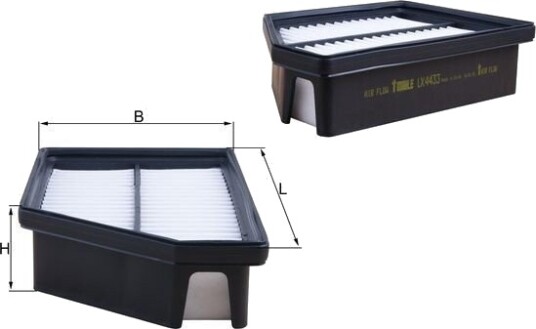 Luftfilter MAHLE ORIGINAL LX 4433