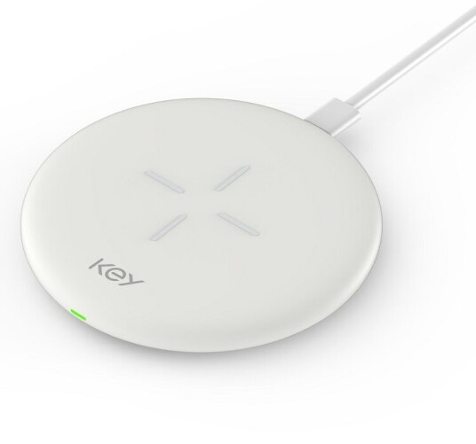 Key Qi Trådløs Lader, 10w, Usb-C - Hvit