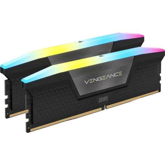 CORSAIR 32GB  2 x 16GB  DDR5 6200MHz Vengeance RGB XMP 3.0 Black Heatspreader 1.4V