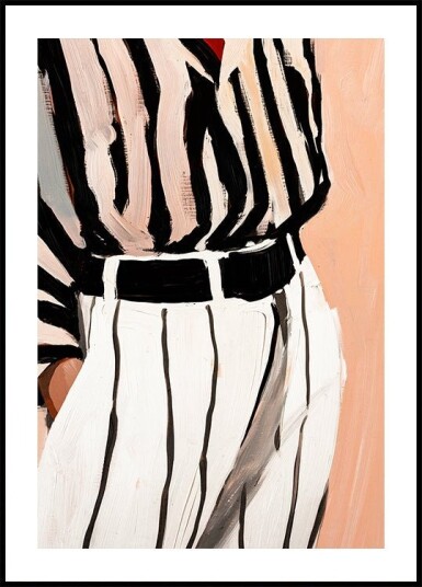 Stripe Elegance Plakat / 70x100cm