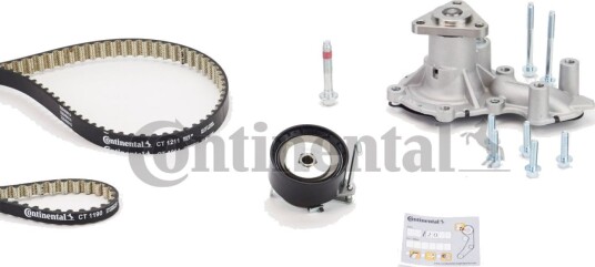 Registerreimsett med vannpumpe CONTITECH CT1211WP2PRO Registerreimsett med vannpumpe CONTITECH CT1211WP2PRO