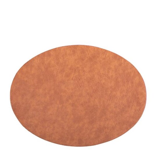 ZicZac - Troja dekkebrikke 45x33 cm oval karamell