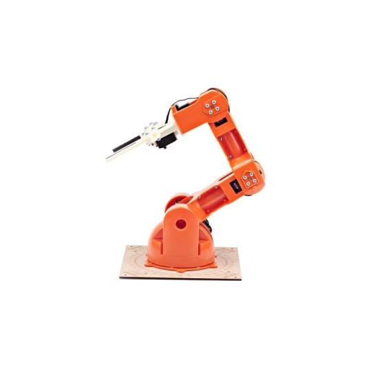 Robotarm Arduino Braccio TinkerKit med 6 servomotorer kontroller og strømforsyning