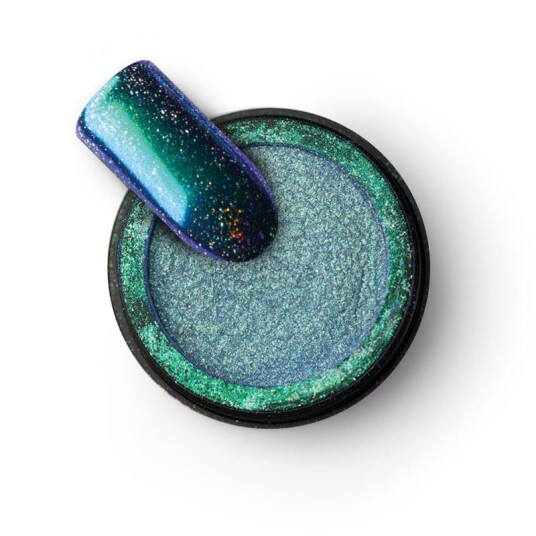Brillbird Norge Chrome Pigment Pulver -Holo Turkis Brillbird Norge Chrome Pigment Pulver -Holo Turkis