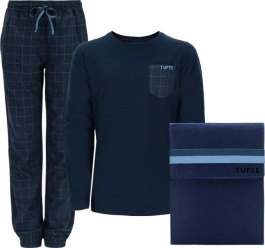 Tufte Nattsmelle Pyjamas, Barn/Jr Dress Blues / Quiet Harbour 98-104 Tufte Nattsmelle Pyjamas, Barn/Jr Dress Blues / Quiet Harbour 98-104