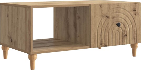  Kaffebord Artisan eik 90 x 50 x 40 cm Konstruert tre
