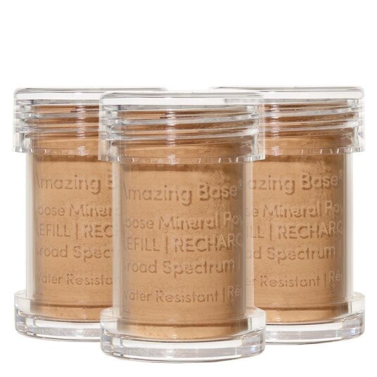 Jane Iredale Amazing Base Refillable Brush Caramel 3 Pack Refills Jane Iredale Amazing Base Refillable Brush Caramel 3 Pack Refills