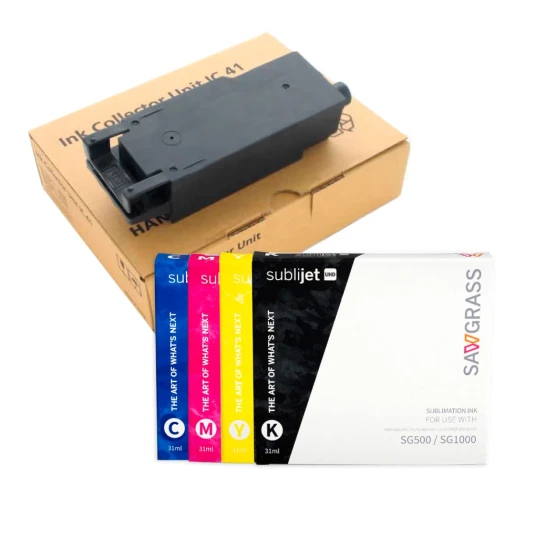 Sawgrass Sawgrass SubliJet UHD Sæt + Waste tanke31ml til SG500 og SG1000 Sawgrass Sawgrass SubliJet UHD Sæt + Waste tanke31ml til SG500 og SG1000