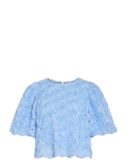 Vila Viglory S/S O Neck Top/Dc/Ka Blue 34 Vila Viglory S/S O Neck Top/Dc/Ka Blue 34