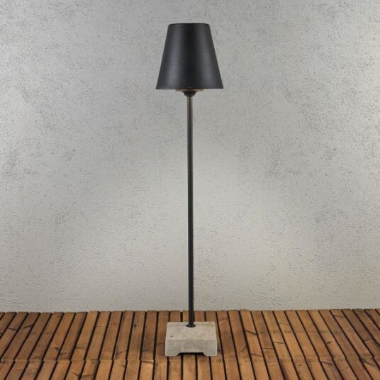 Konstsmide Lucca Lounge Gulvlampe 60 W, E24-sokkel Svart Konstsmide Lucca Lounge Gulvlampe 60 W, E24-sokkel Svart