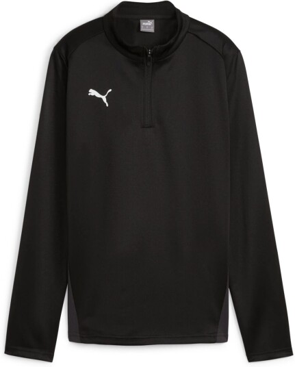 teamGOAL Training 1/4 Zip Top fotballgenser dame Puma Black-Puma Whit