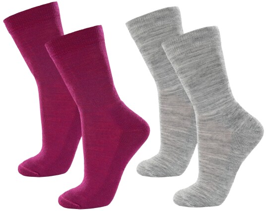 Janus Sokker 2-pack Dark Purplee 16-19