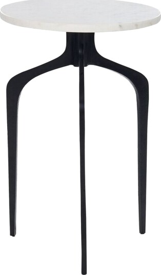 Fowler Sidebord 36 cm - Hvit/Svart