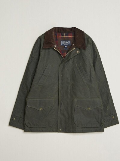 Manifattura Ceccarelli Rain Caban Wax Cloth Dark Green Manifattura Ceccarelli Rain Caban Wax Cloth Dark Green