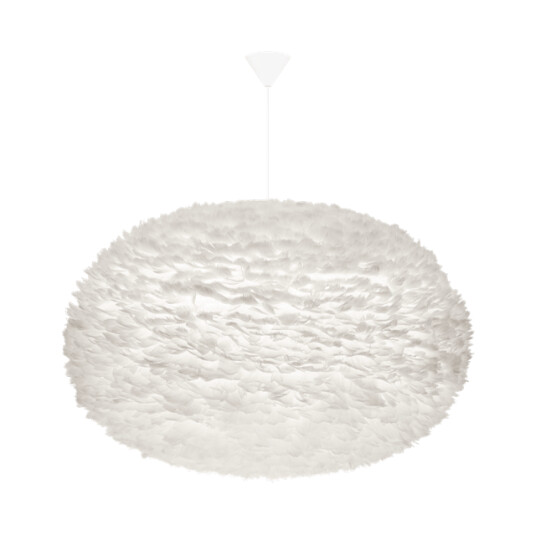 Umage Eos Taklampe XXL Hvit med Baldakin i Hvit Umage Eos Taklampe XXL Hvit med Baldakin i Hvit