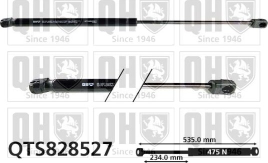 QUINTON HAZELL QTS828527 Baklukedemper