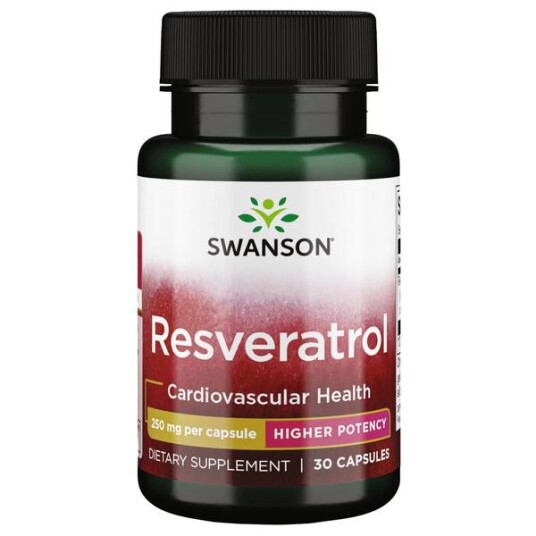 Swanson Resveratrol 250 Mg - 30 Kapsler