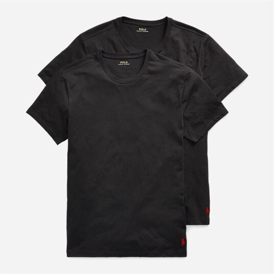 Ralph Lauren 2 Ppk Crew Undershirt Black