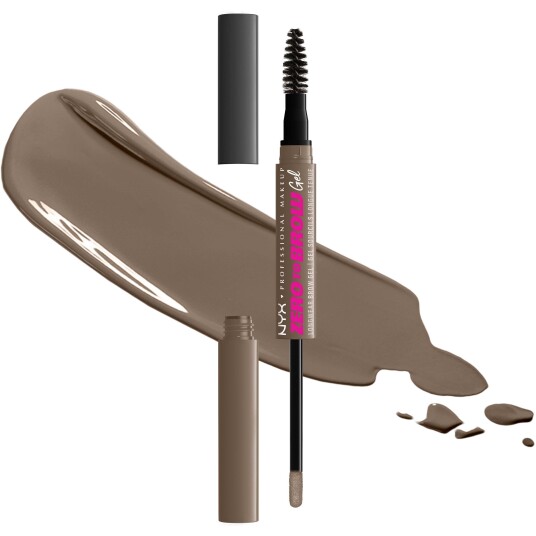 NYX Professional Makeup Zero To Brow Longwear Vegan Tinted Eyebrow Gel 13g Ash Brown