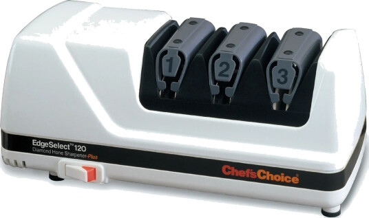 Chef's Choice Modell 120 Knivsliper elektrisk diamant 3 trinn Hvit