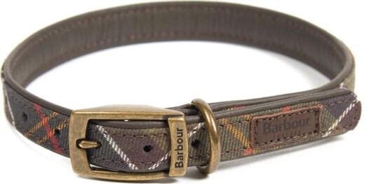 Barbour Tartan Dog Collar M, Classic Tartan