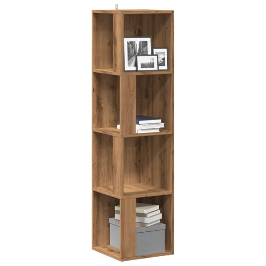  Hjørneskap artisan eik 33x33x132 cm konstruert tre 8721158440723