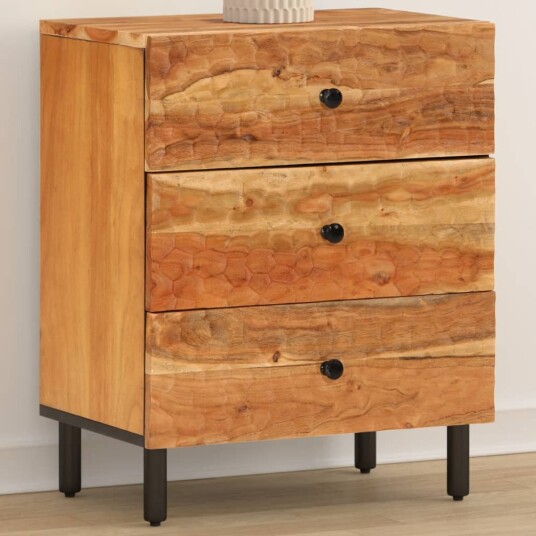 Nattbord 50x33x60 cm heltre akasie 8720845422820