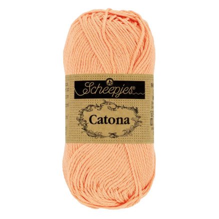 Scheepjes Catona Garn 414 Vintage Fersken - 10g