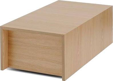 Muuto Connect Modular Coffee Table Liten Lakkert Eik