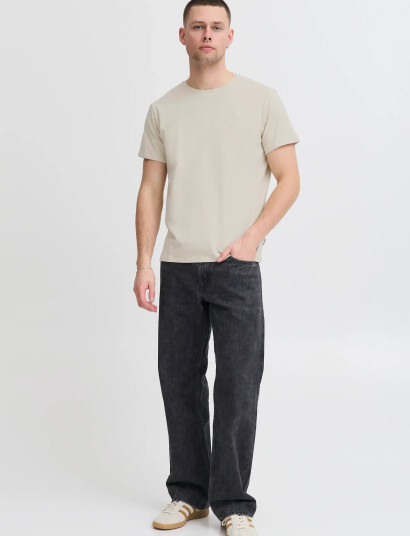 Blend Bhdinton Logo Tee Crew Grey L