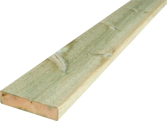 Moelven Terrassebord CU Impregnert Furu 28x120x4500 mm Klasse 1 Moelven Terrassebord CU Impregnert Furu 28x120x4500 mm Klasse 1