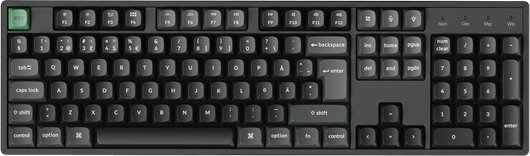 Keychron K10 Ultra 100% 8K Keychron Apex Red Gamingtastatur Nordisk Svart K10U-J1-BO