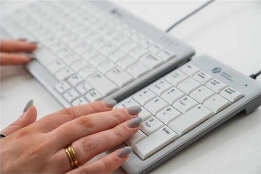 BakkerElkhuizen Ultraboard 955 V2 USB-C Numerisk Tastatur Mørk Grå BakkerElkhuizen Ultraboard 955 V2 USB-C Numerisk Tastatur Mørk Grå