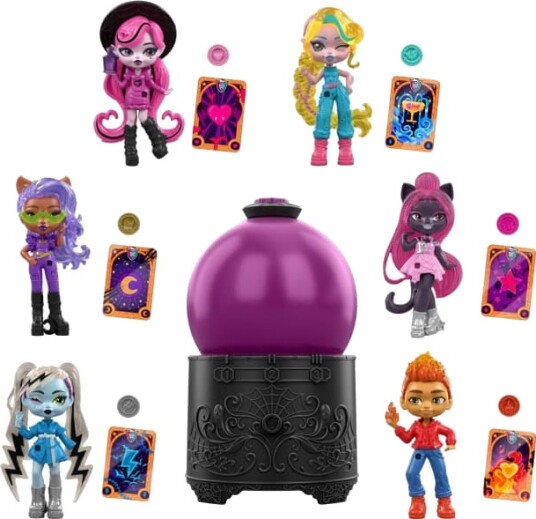 Monster High Potions Krystallkule med Minidukke og Tilbehør Monster High Potions Krystallkule med Minidukke og Tilbehør